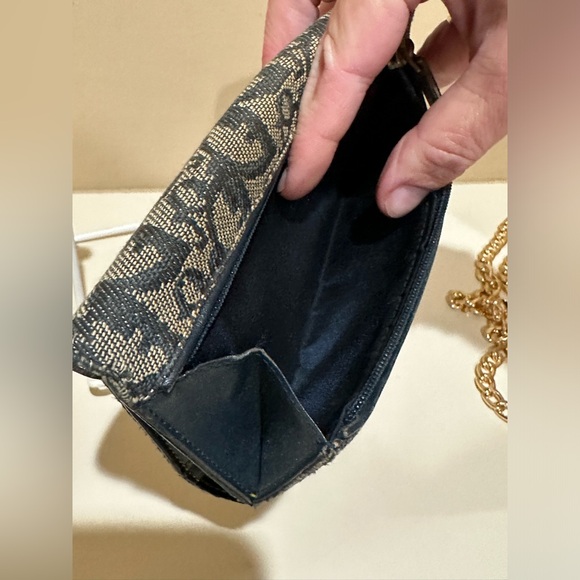 Dior Trotter Saddle Navy Wallet 3/4 Length - Picture 16 of 16